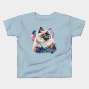 Bundle of love - Ragdoll cat, Purr-fect valentine gift for the feline-loving pet lover! Kids T-Shirt